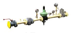 Techrite Gas Train System for burners, engines/gensets and turbines